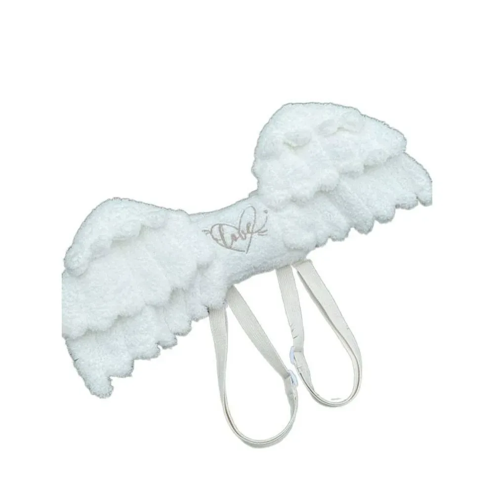 nouveau bretelles réglables ailes d'ange sac à dos polyester fermeture éclair lolita sac à dos couleur blanche sac à dos jk uniforme