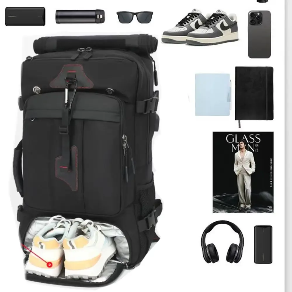 sac à dos pour homme, grande capacité, pour voyages d'affaires, grand sac de voyage, imperméable, pour randonnée en plein air, sac à dos de loisirs