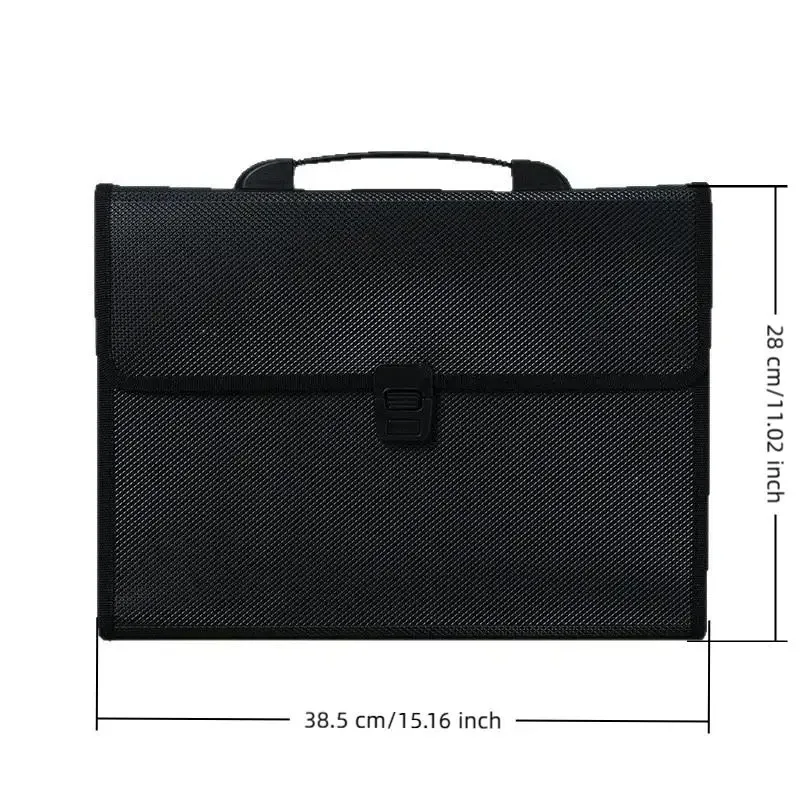 organisateur de documents longs à motif diamant, sac accordéon portable extensible, classeur de bureau professionnel multicouche, pack combiné