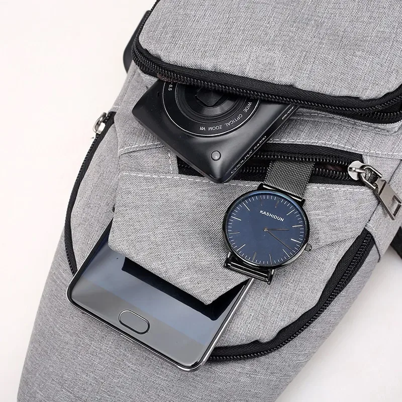 mode décontracté sac à bandoulière petit sac à bandoulière pour hommes hommes diagonale sac à dos messager téléphone sac garçon fanny poitrine pack nouveau