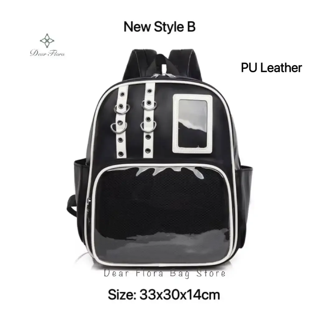 sac à dos mini y2k mignon pour femme, sac itabag tendance, sac à dos transparent pour fille, sac à dos diy personnalisé, sac à bandoulière lolita