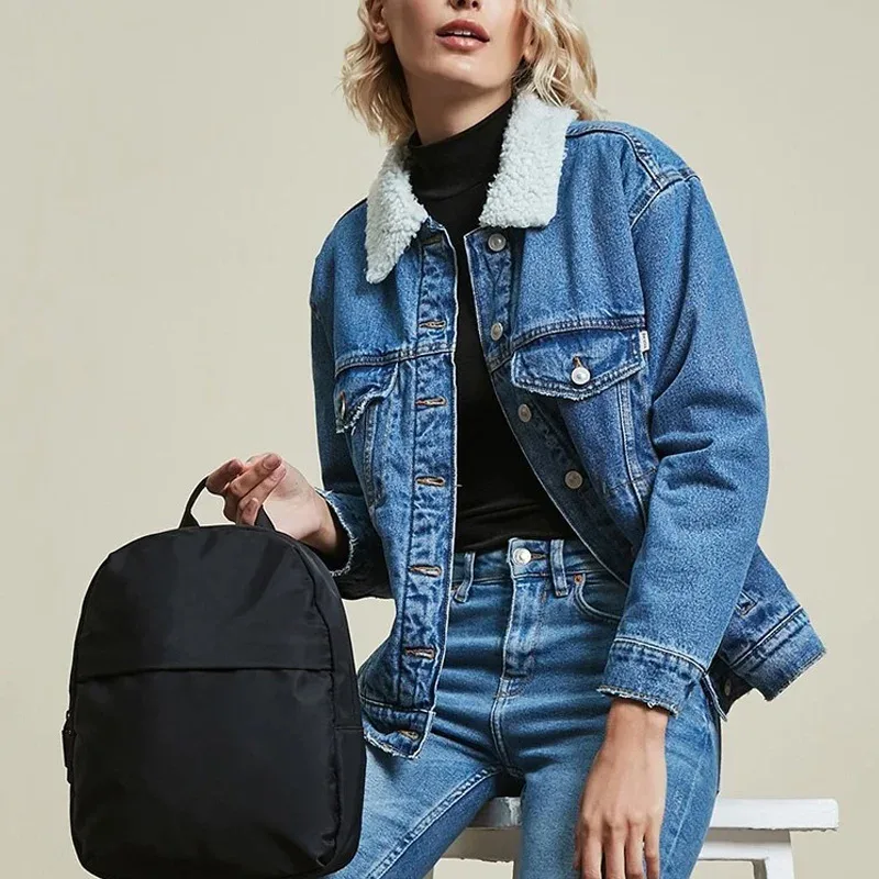 sac à dos en nylon imperméable pour femme, grand sac à dos scolaire, adolescent, étudiant, initié à la mode, nouvelle tendance