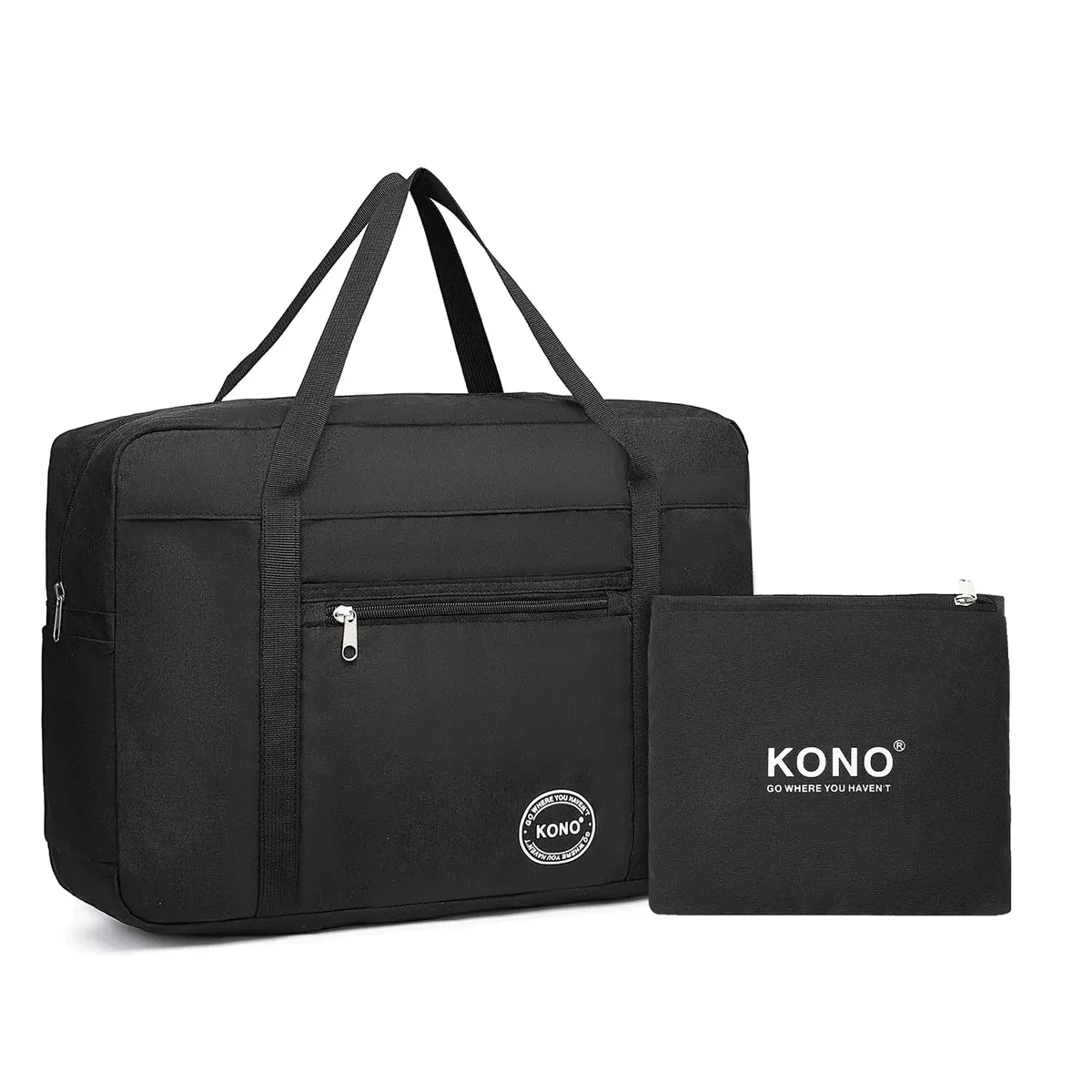 kono-sac à bagages pliable en nylon pour avion, léger et résistant, idéal pour le voyage