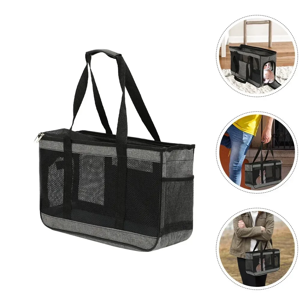 sac à dos de transport pour animaux de compagnie, pliable, en maille respirante, sac de voyage portable pour petits chats, lapins, mini chiens