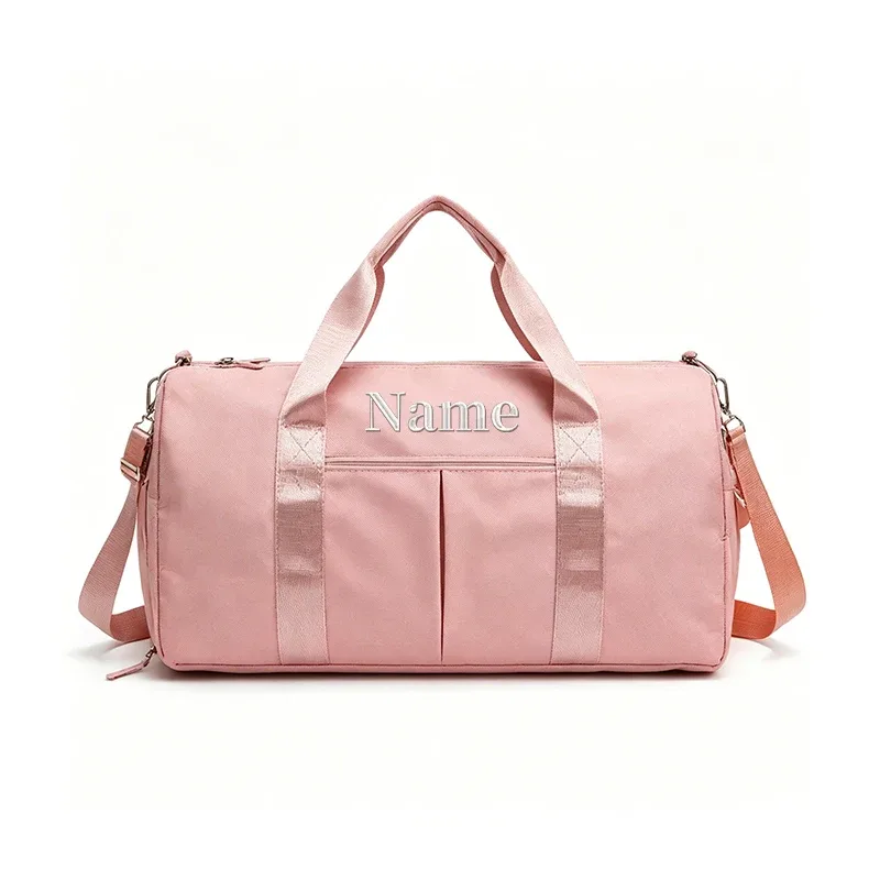 sac de sport personnalisé pour fille et garçon, broderie de nom, idéal pour l'école, le camping, les activités, les voyages de nuit, les week-ends, cadeau