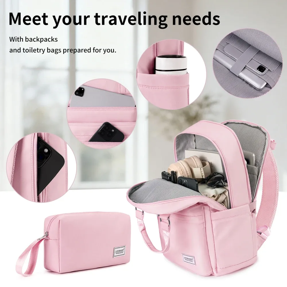 ensemble de 3 valises légères extensibles en pp de 20 pouces avec roulettes