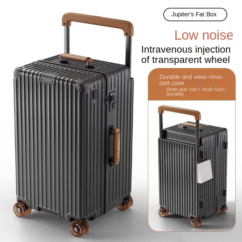 valise trolley large ko-ku fat box 2026, nouvelle valise de voyage 20 pouces pour cabine, valise grande capacité 30 pouces avec roues injectées