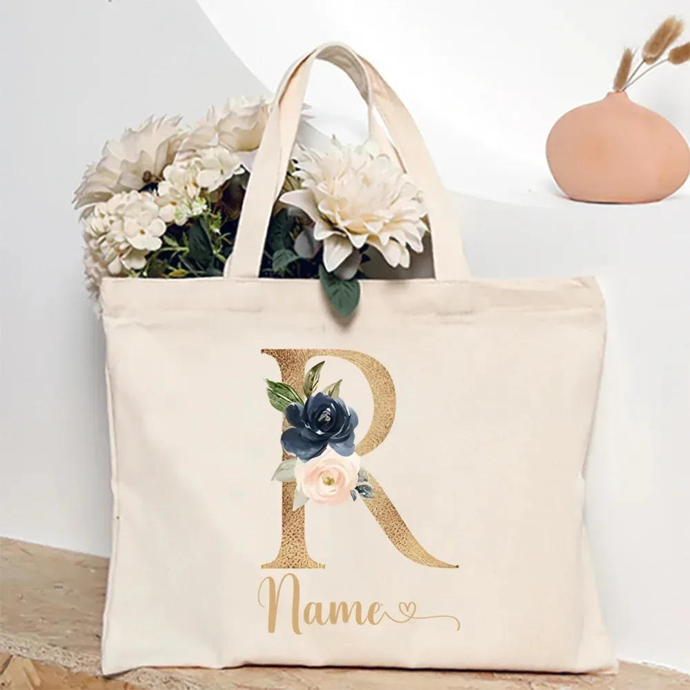 sac fourre-tout personnalisé pour demoiselle d'honneur avec initiales et nom, sac à bandoulière, sac de fête de bachelorette, sac à main de mariée, cadeau pour elle