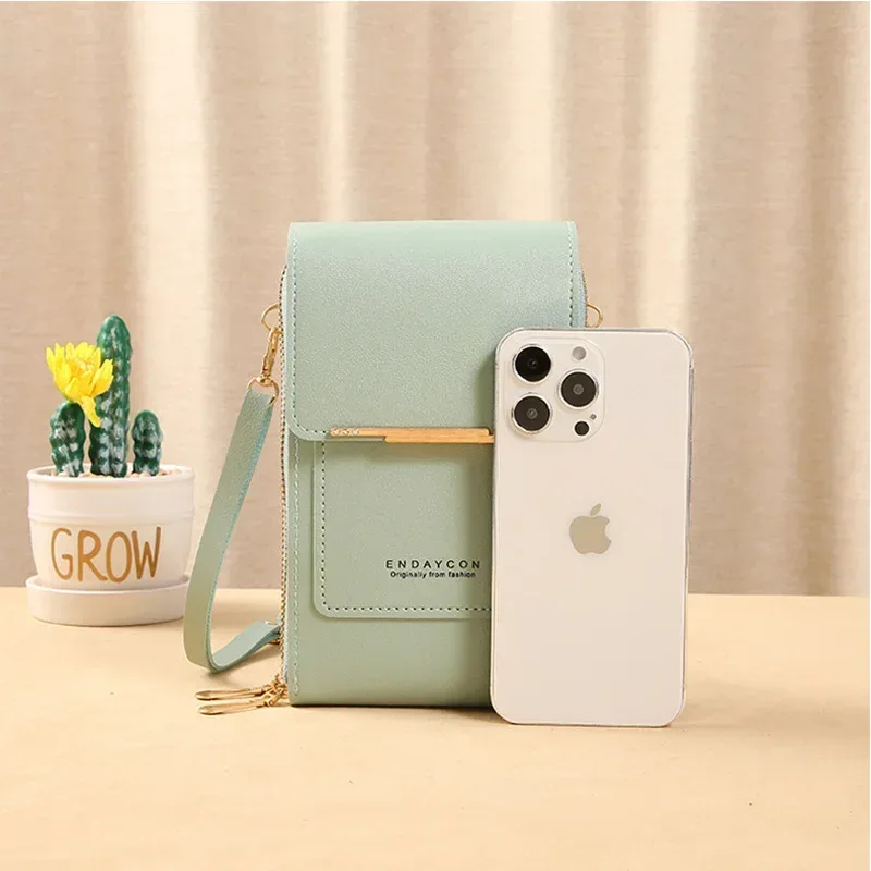 sacs à bandoulière pour femmes, portefeuilles pour écran tactile, sac à main pour téléphone portable, sac à main avec sangle en cuir souple, sacoches de luxe