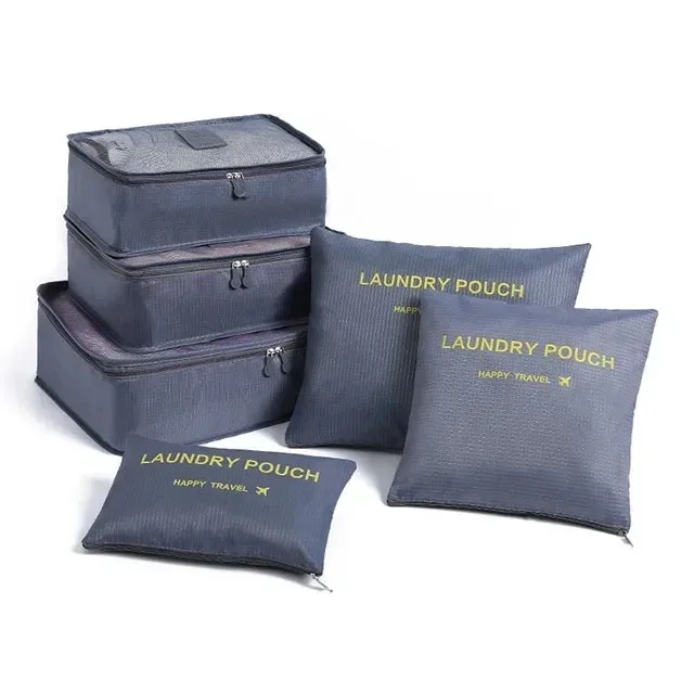 organisateur voyage sacs rangement polyester multifonction cube taille couleur variée usage bagages compression vêtements