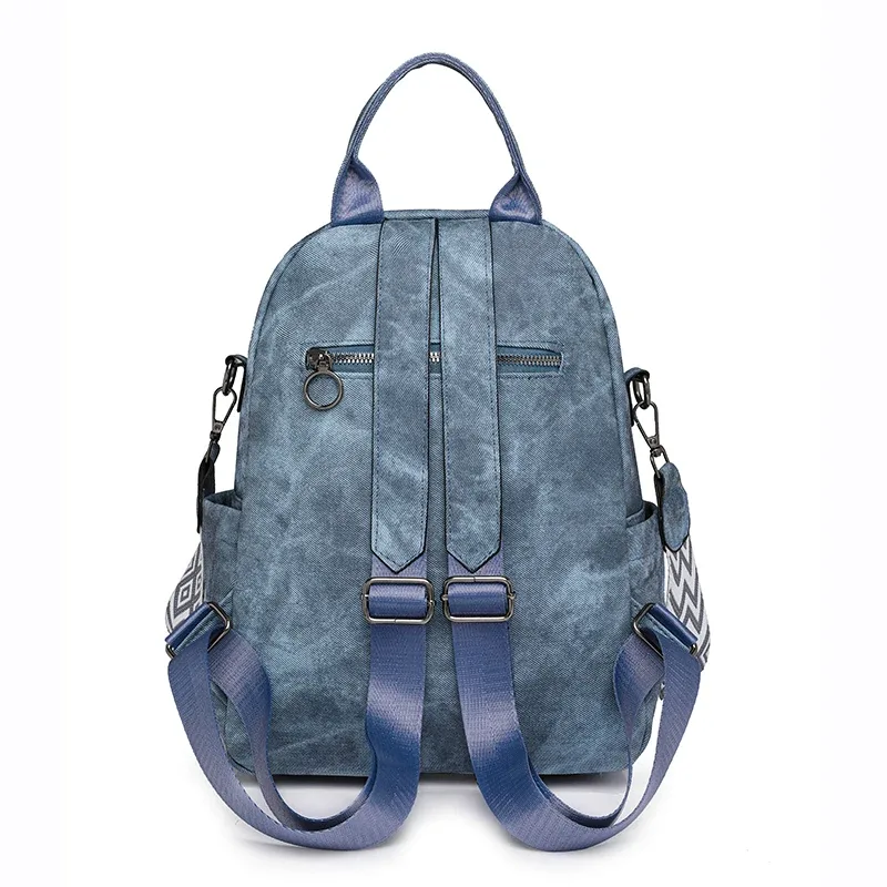 sac à dos rétro en cuir souple pour femme, grande capacité, polyvalent, voyage, livre, nouvelle mode, 2024