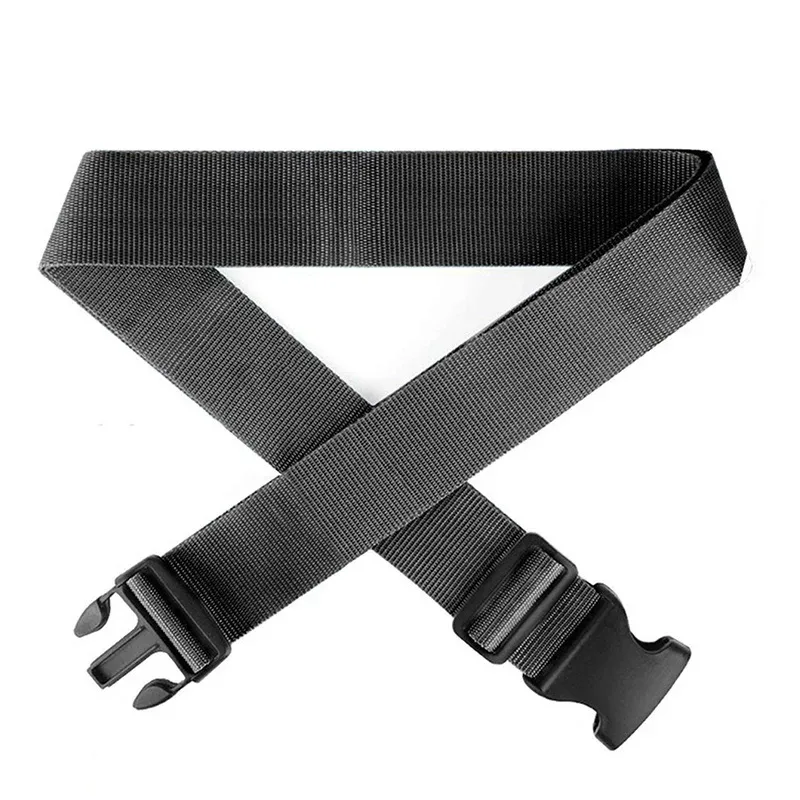 sangle de bagage en nylon réglable, 1 pièce, sangle à boucle pour valise de voyage, accessoires de voyage, emballage de valise, ceinture de sécurité