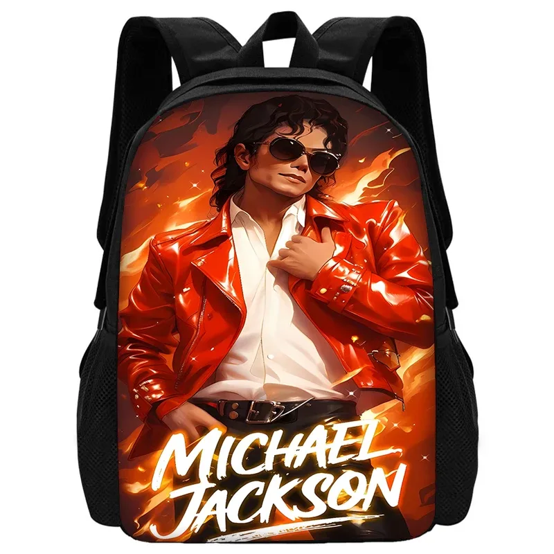 sac à dos pour enfants, chanteurs populaires, michaels jackson, avec sacs à déjeuner, sacs à crayons, sacs d'école pour garçons et filles, meilleur cadeau