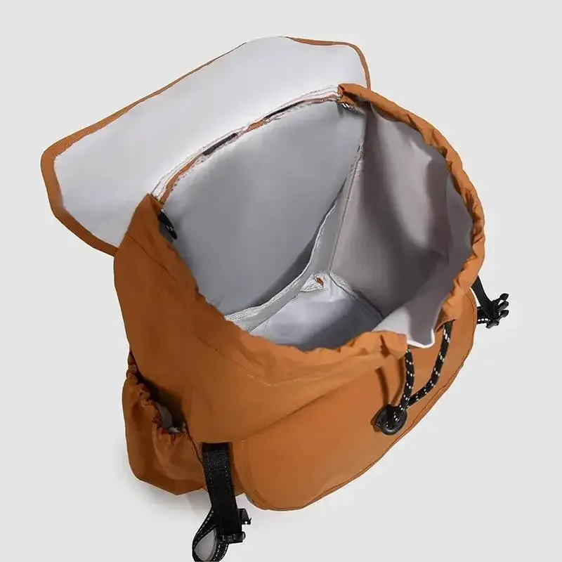2025 printemps nouveau décontracté color-block femmes sac à dos à la mode voyage sport double sacs à bandoulière grande capacité cordon sac à dos