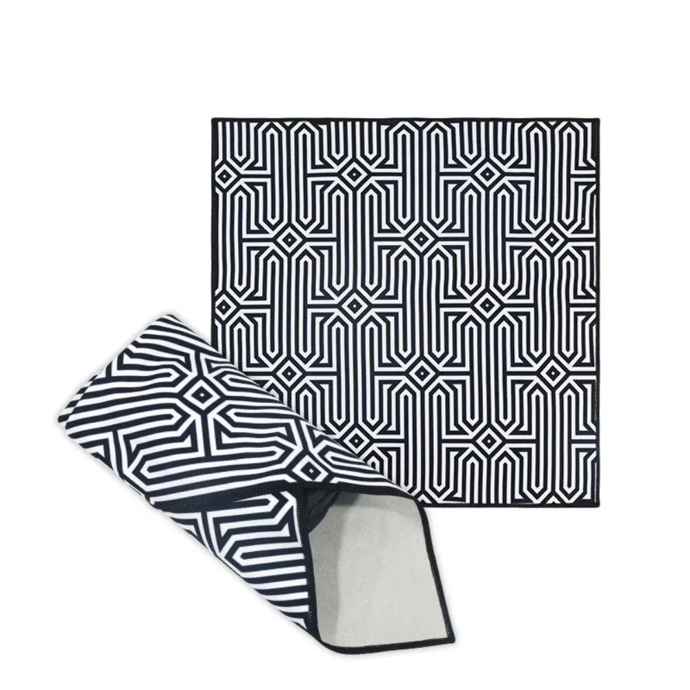 tissu protecteur d'objectif 50x50cm, enveloppe de protection carrée pliable pour appareil photo, tissu auto-adhésif multi-usages, sac de rangement cosmétique