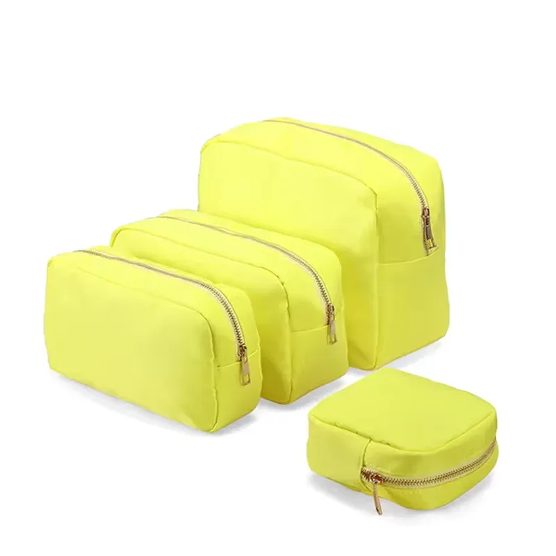 trousse cosmétique violette personnalisée, sac en nylon de maquillage, poudres personnalisées, patch chenille, grand étui de voyage, trousse de toilette, cadeau de mariée, taille xl