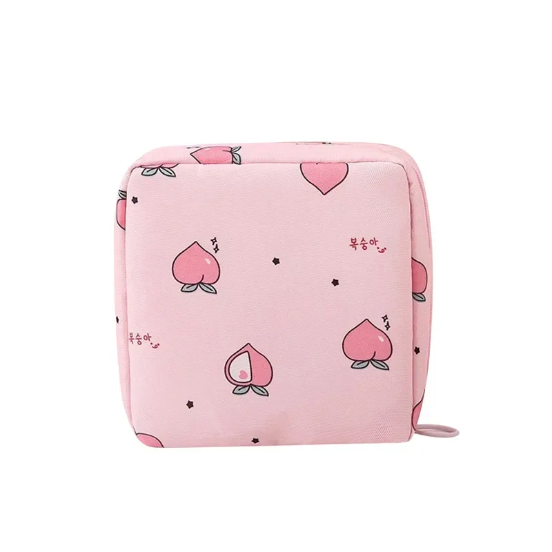 trousse toilette nylon imprimés animaux bleu rose noir blanc pastel voyage maquillage cosmétiques organiseur écouteurs monnaie