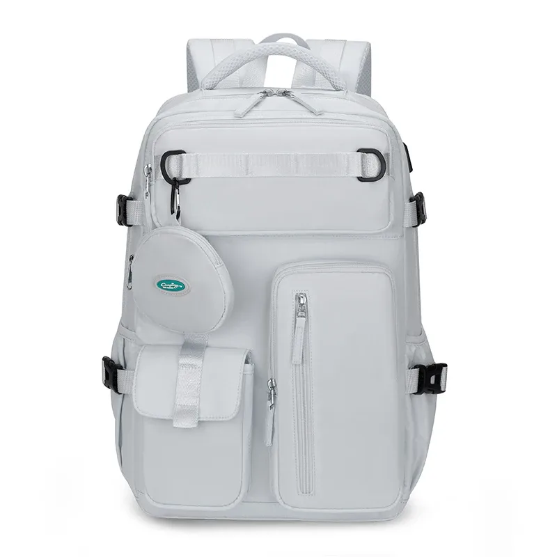 sac à dos étanche avec plusieurs poches, adapté aux voyages en plein air, sac à dos pour ordinateur portable de 15,6 pouces
