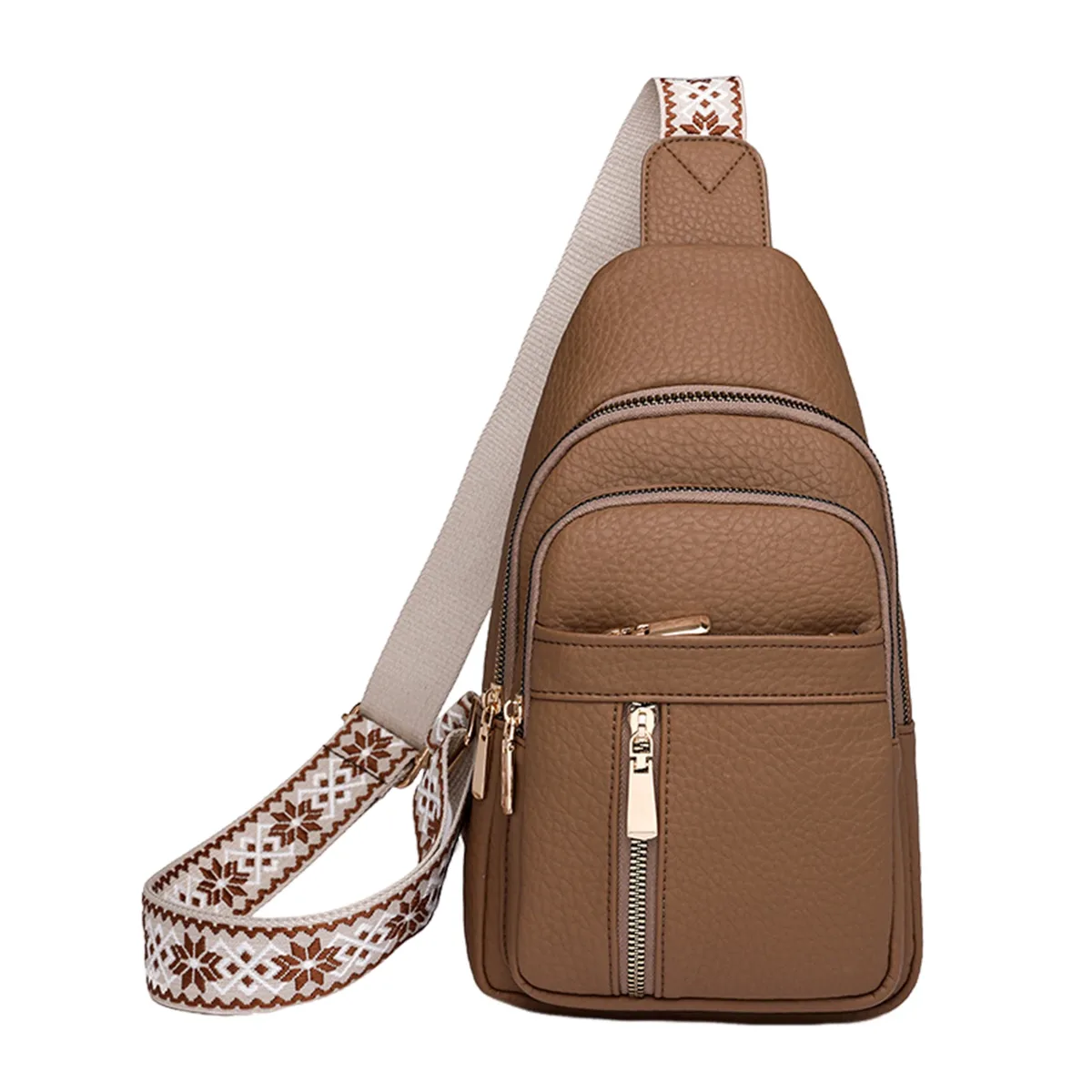 sac à bandoulière en cuir pu imperméable pour femme, sac de poitrine décontracté, sacs initiés, sac messager, voyage, cyclisme, haute qualité, mode