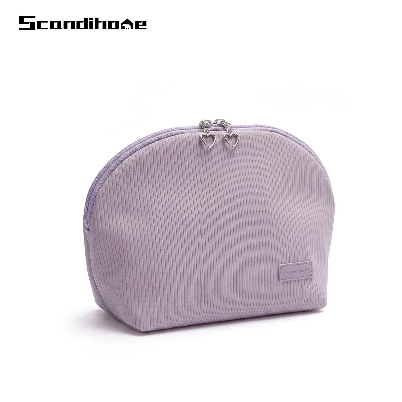 trousse de maquillage grande capacité 180 °   organisateur de cosmétiques à large ouverture, trousse de toilette portable de voyage avec compartiments et porte-pinceaux