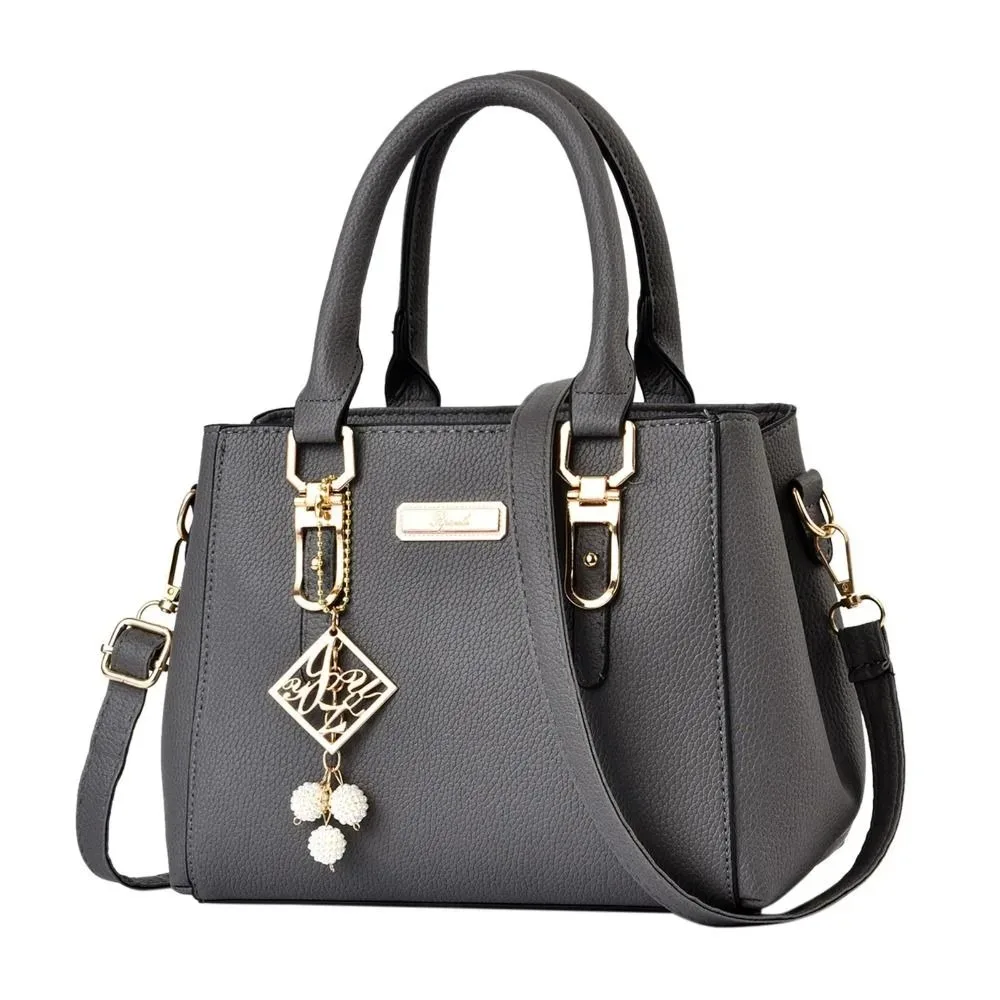 sacs à main en cuir tendance, poche ouverte, grande capacité, sac à bandoulière, sac messager en polyester et coton