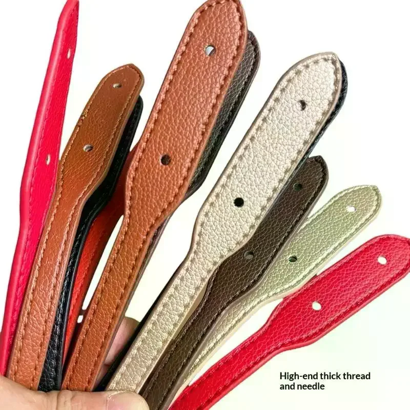 sangles de sac avec rivets, longueur 72cm, sangle de poignée en cuir pu, sangle de sac à bandoulière détachable, accessoires de remplacement pour sac diy, 2 pièces
