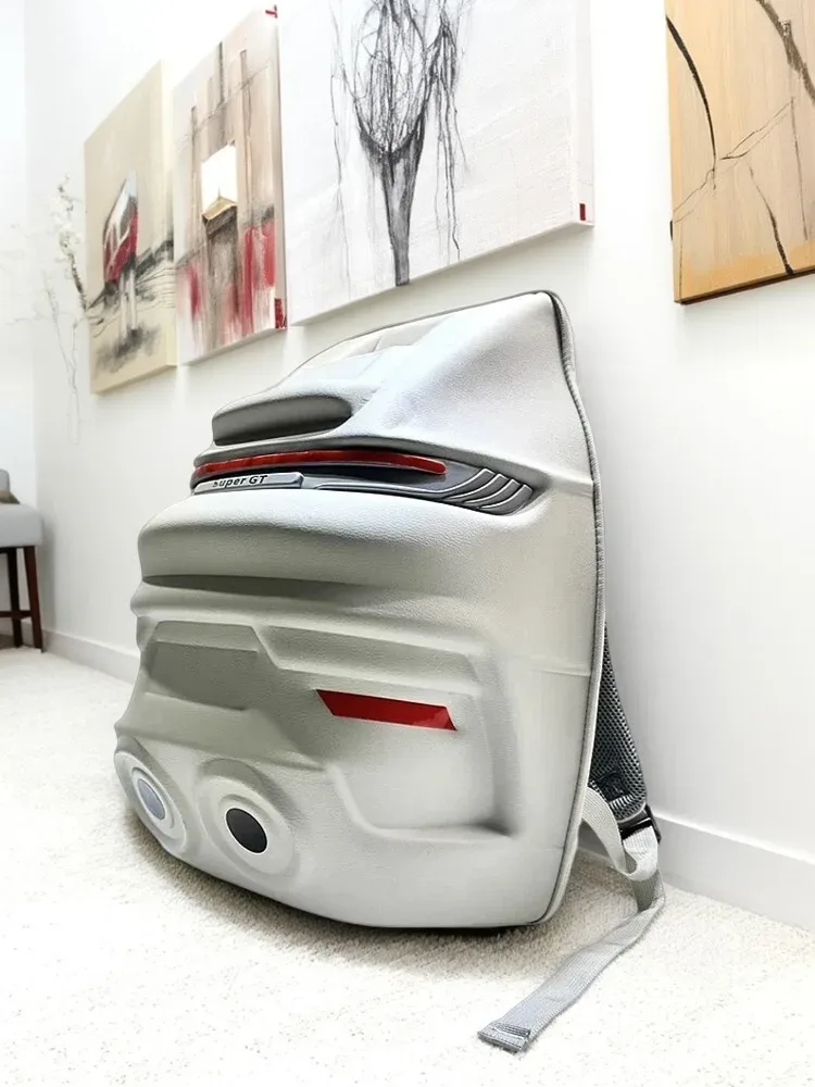 sac à dos à coque rigide pour cyclisme-sac à dos élégant pour hommes d'inspiration sportive de grande capacité, sac à dos étanche et durable