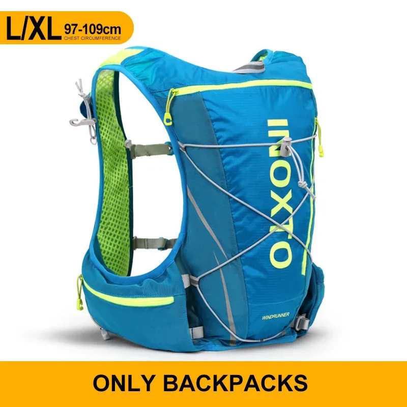 gilet hydratant de course en plein air 8l, sac à dos hydratant pour cyclisme, trekking, randonnée, marathon, vélo, avec bouteille d'eau de 500ml