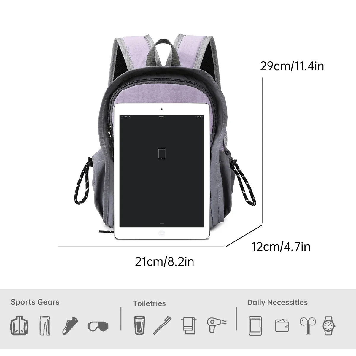 sac à dos mini léger multi-usage, petit sac à dos de voyage, sac à dos de randonnée, de cyclisme, de camping, de loisirs pour femmes