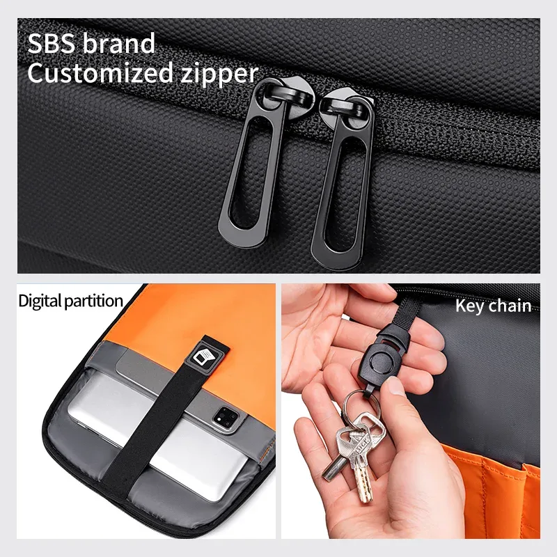 fenruien multifonction sac à dos étanche usb charge école sac à dos hommes voyage affaires sacs à dos adapté pour 15.6 pouces ordinateur portable