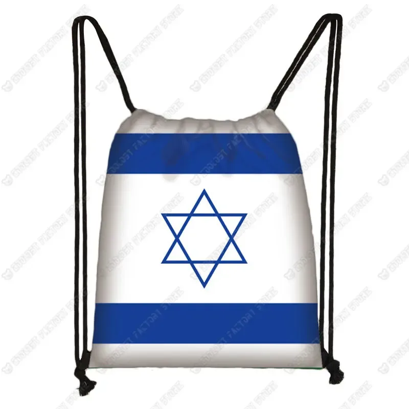 sac à dos imprimé drapeau national ukraine haïti algérie israël brésil hommes sac à cordon femmes sacs à bandoulière pour porte-chaussures de voyage
