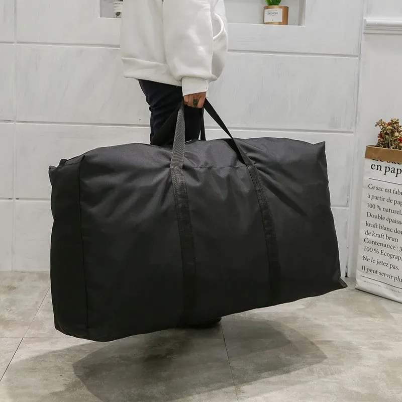 sac à bagages pliable mince unisexe de grande capacité, sacoche de dehors portable, décontractée, légère, pour homme, -du-- end, oxford, rangement de vêtements