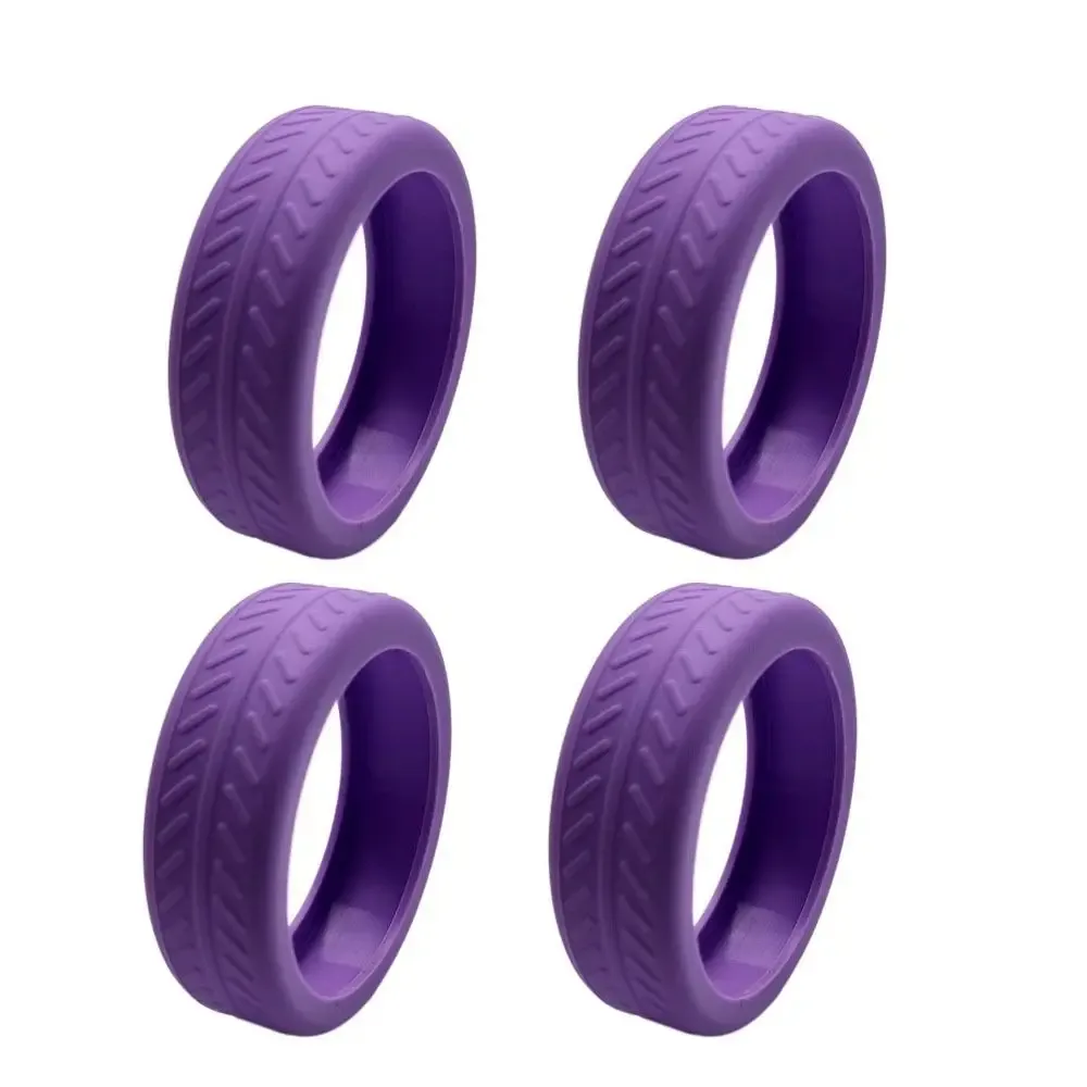 4/8 pièces protège-roues de bagages en silicone, réduisant l'usure et le bruit des roues, protections pour roulettes de bagages de voyage