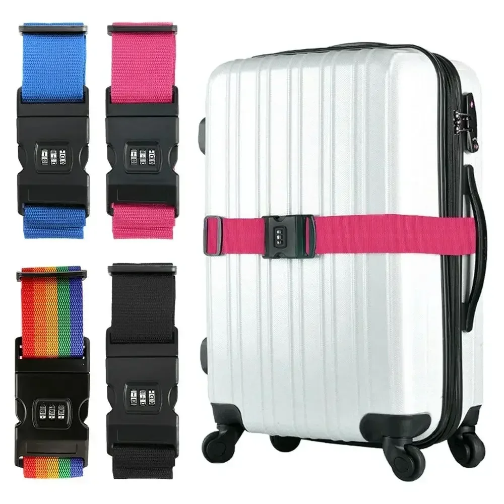 Bagage réglable, emballage en un mot, ceinture de bagage, Portable, Flexible, sûr, voyage essentiel, avec accessoires de bagages