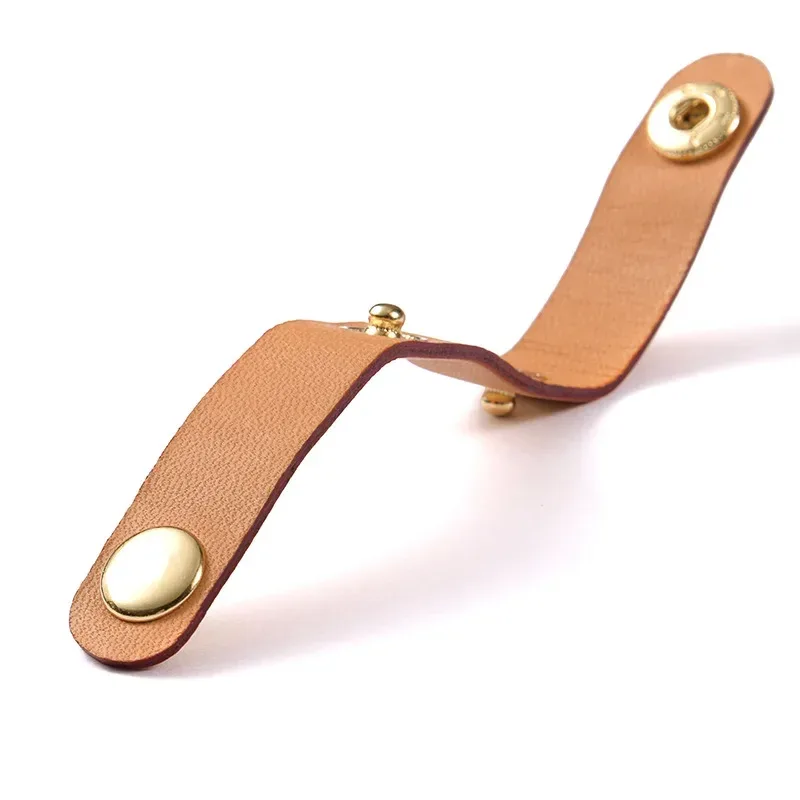 poignée de sac en cuir véritable, boucle fixe pour sac fourre-tout, sangle d'épaule, clip de fixation, réglage, raccourci, accessoires de sac
