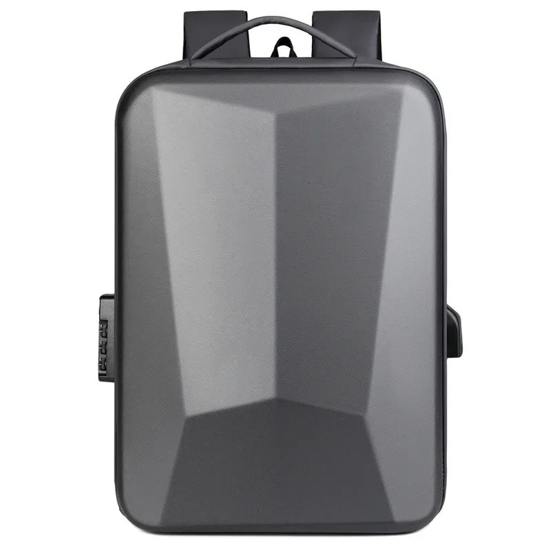 sac à dos professionnel pour homme, coque rigide, grande capacité, avec port usb, poignée télescopique, étanche, pour ordinateur portable 16 pouces, idéal pour les voyages