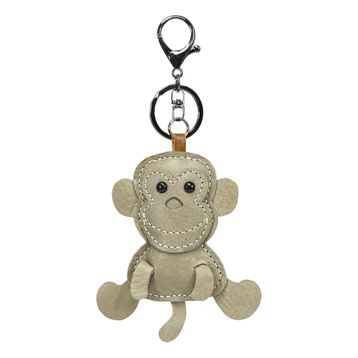 nouveau mignon singe en cuir de vache porte-clés mini hommes et femmes sac à main pendentif à la mode porte-clés sac à bagages pièces accessoires