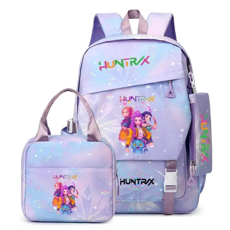 sac à dos kpop demon hunters, capacité importante, rumi mira zoey, sacs d'école, sacs de voyage, sac à dos pour ordinateur portable, nouvelle mochila pour étudiants, sacs cadeaux