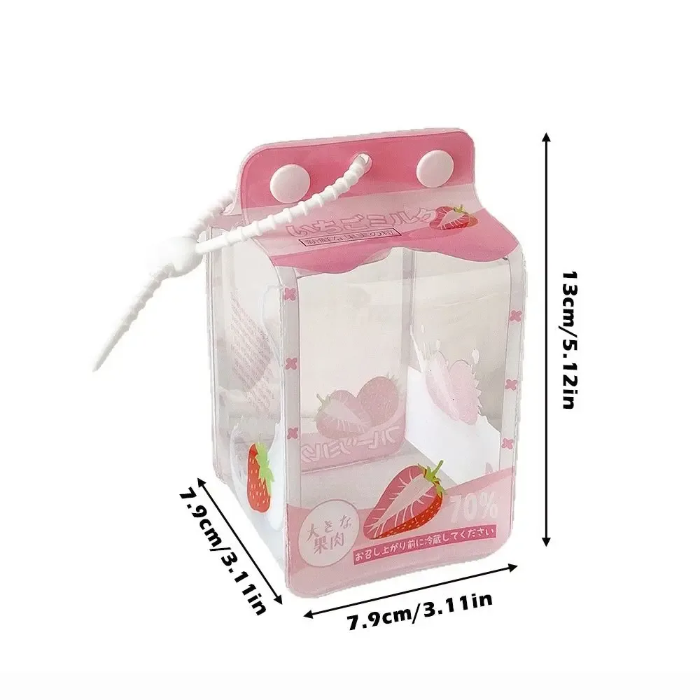 sac de présentation pour poupée en pvc transparent 10 cm, sac de rangement pour poupée en coton avec cordon, pochette de protection pour poupée, voyage en extérieur