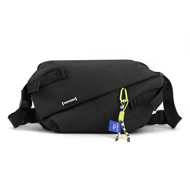 sacs banane en nylon de haute qualité avec empiècements, nouvelle marque 2026, sac de poitrine unisexe, sac bandoulière décontracté pour voyage et extérieur, sacs de ceinture pour hommes