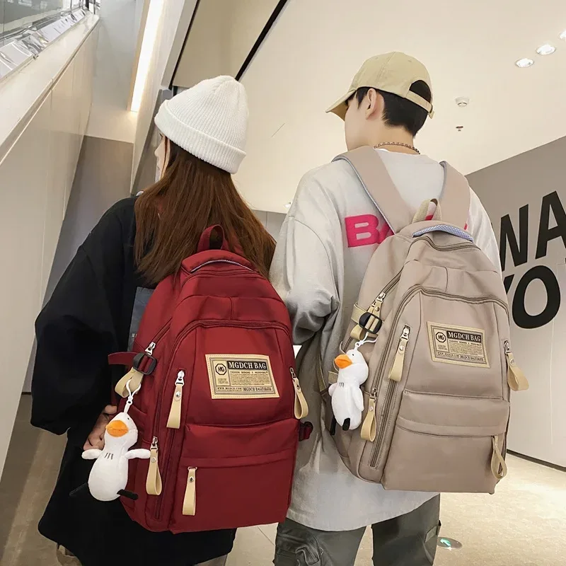 mode grand étudiant école sac à dos sac à dos filles garçons sac d'école haute capacité femmes sac à dos femme loisirs voyage mochila