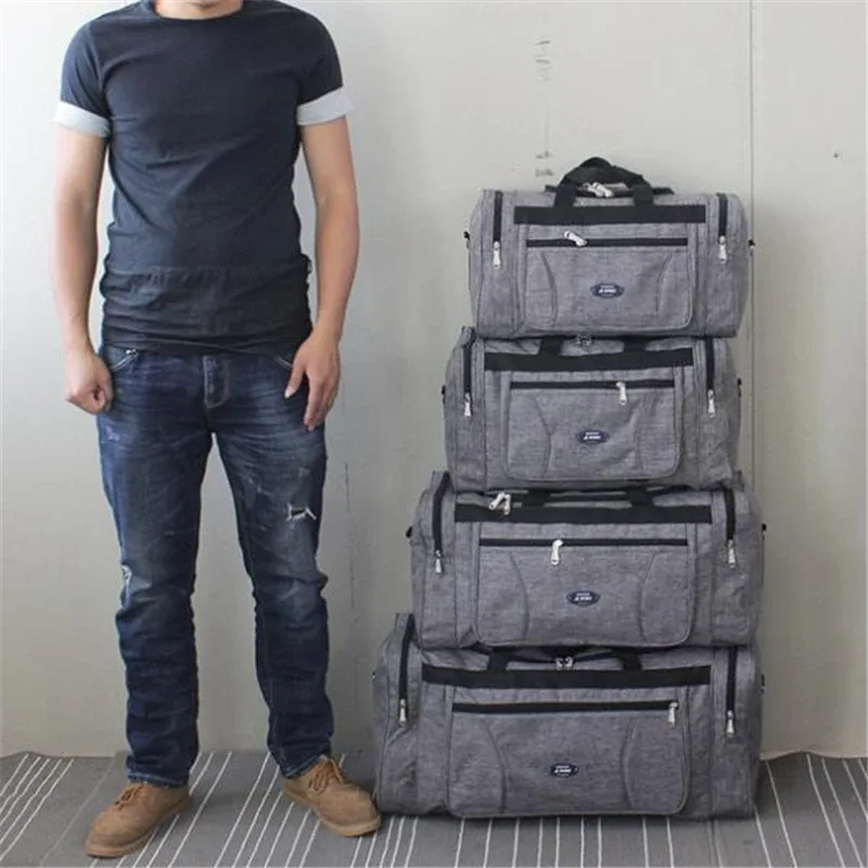 sacs de voyage oxford imperméables pour hommes, bagages à main, grand sac de voyage d'affaires, grande capacité, sac de voyage de week-end