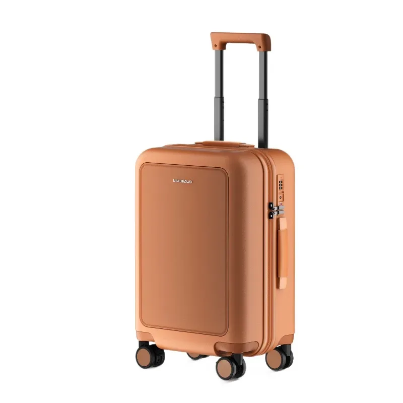 valise de voyage multifonctionnelle 20/24 pouces, élégante, à roulettes silencieuses, pour affaires et cabine
