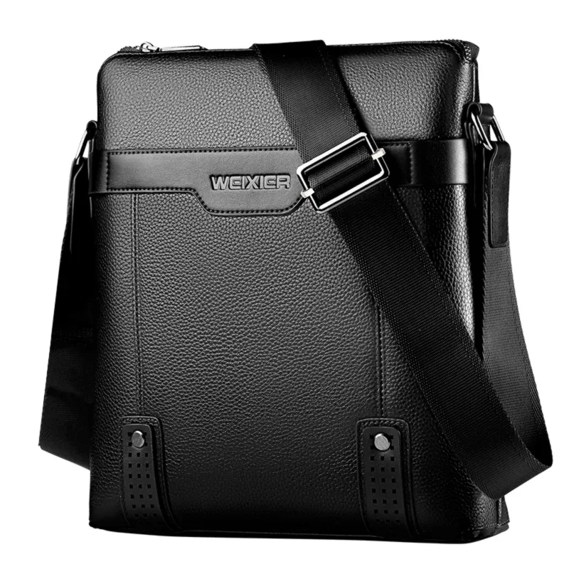 sac à bandoulière pour homme de la marque weixier, sac à dos décontracté en cuir pu vintage, grande capacité, sac messager, sac bandoulière pour homme, sac d'affaires