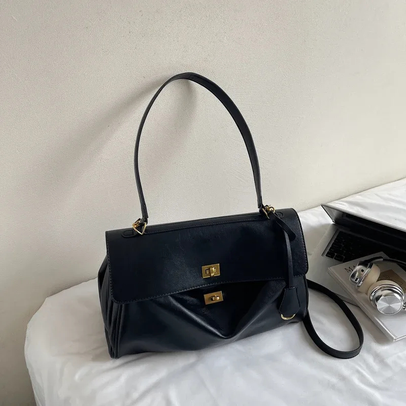 sac à main femme sac de cours sacs marques luxes moods deux tailles rabat sacs à bandoulière pour femmes rétro couleur unie grande capacité shopper sac à bandoulière 2025 nouveaux sacs à main de mode