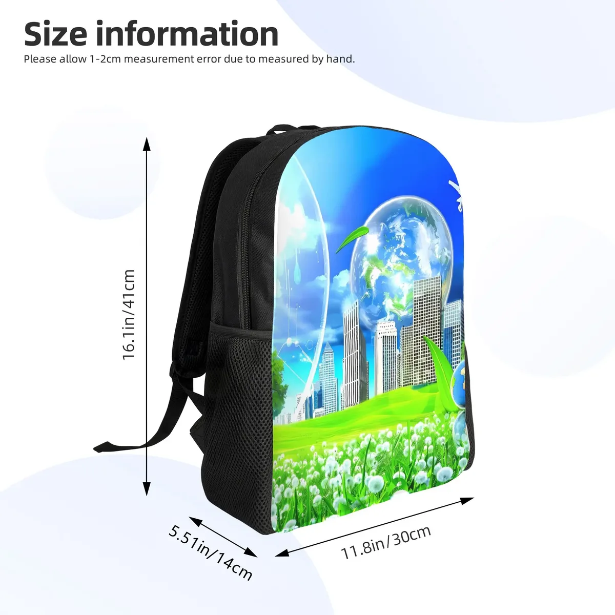 sac à dos graphique frutiger aero, sacs à dos de voyage pour hommes, sacs d'école élégants, sac à dos à motifs de haute qualité