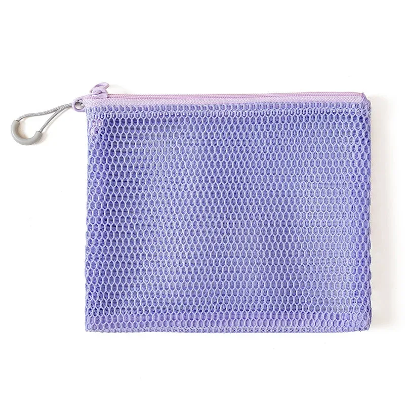 sac à cosmétiques de voyage en maille, sac de rangement de maquillage portable, sacs à main pour femmes, grande capacité, fermeture éclair, organisateur de maquillage, pochette de rangement
