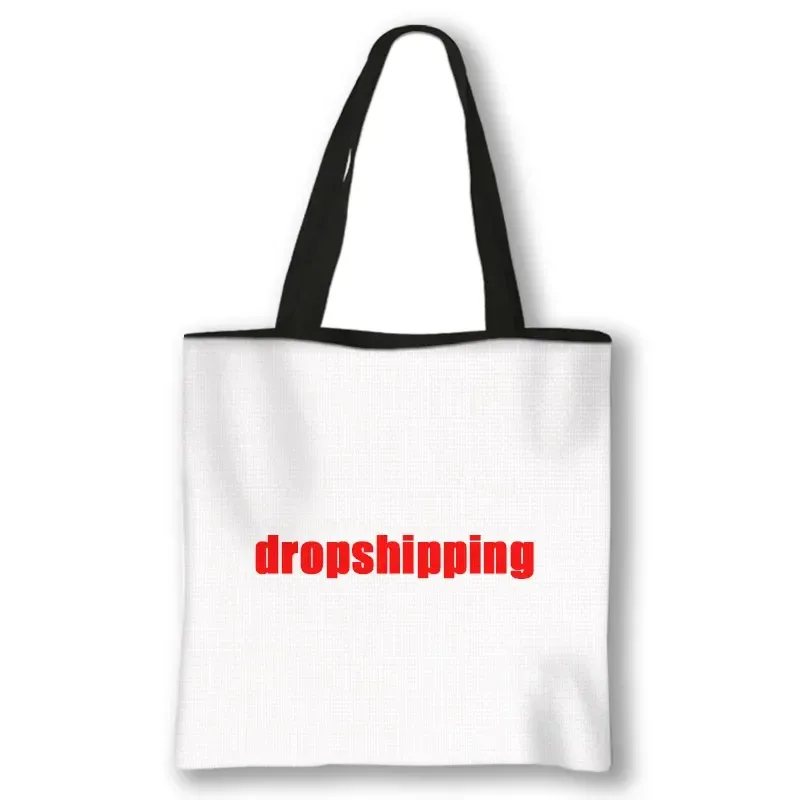 personnalisez votre logo/nom/image sac à provisions femmes fourre-tout sacs décontracté femme sac à bandoulière femme sacs à main décontractés cadeau