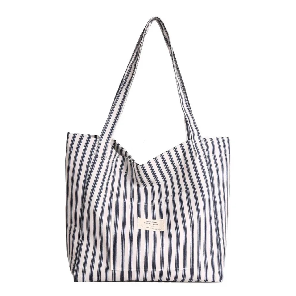nouveau sac de plage cabas tendance pour femme en toile rayée grande capacité sac à bandoulière sac à main cabas sacs à bandoulière ﻿