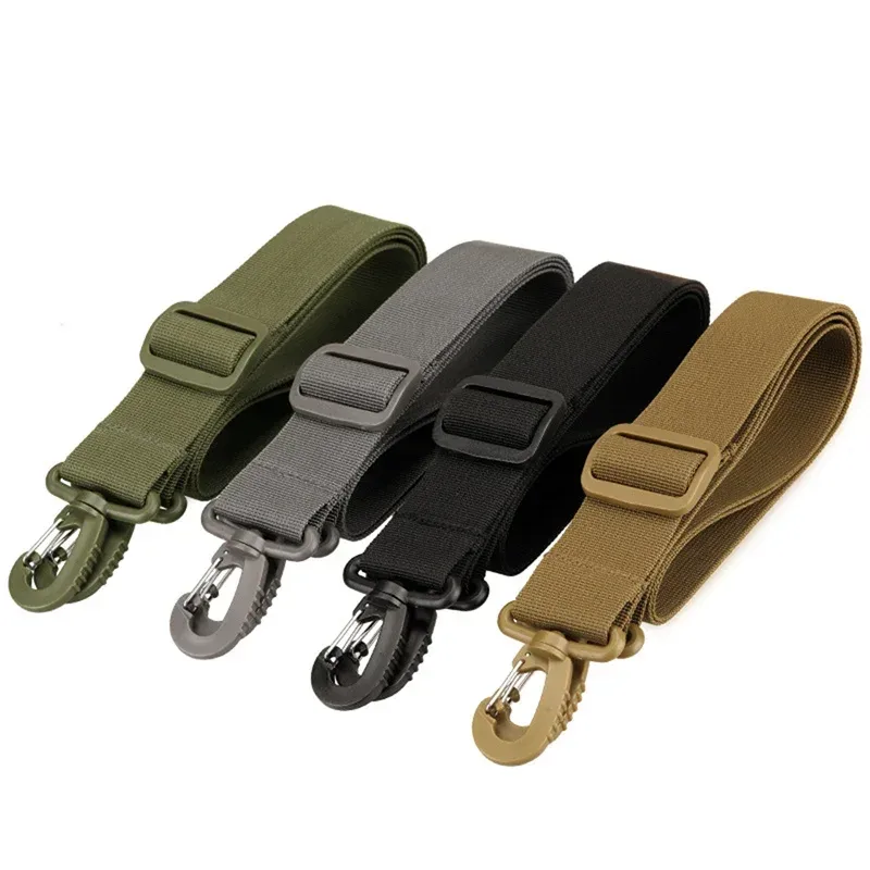 sac à bandoulière pour hommes, large sangle réglable, sacoches à bandoulière, ceinture noire, sac de remplacement, accessoires